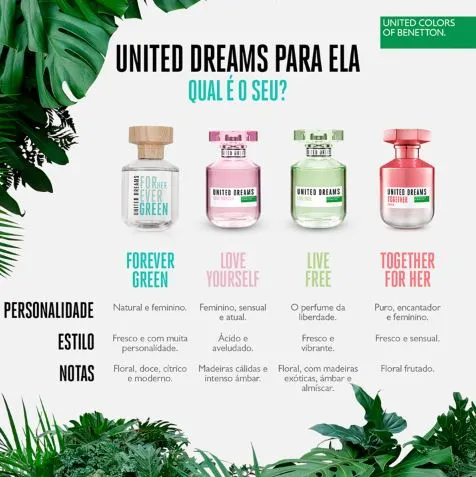 BNT UNITED FOREVER GREEN HER 80ML - Perfume Feminino