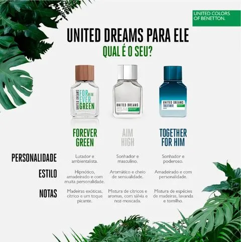 BNT UNITED FOREVER GREEN HIM 100ML - Perfume Masculino
